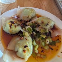 Edamame dumplings at Vui's Kitchen in Franklin