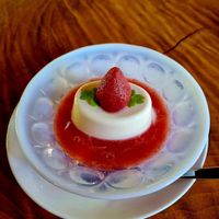 Dessert at Rokaku Tea House - Hexagon Cafe  in Miyajima