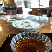 cold soba noodles, very addictive!   at Rokaku Tea House - Hexagon Cafe  in Miyajima