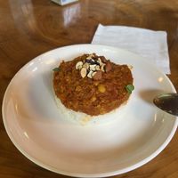 Vegan curry  at Rokaku Tea House - Hexagon Cafe  in Miyajima