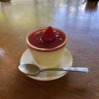 Soy milk puddingg  at Rokaku Tea House - Hexagon Cafe  in Miyajima