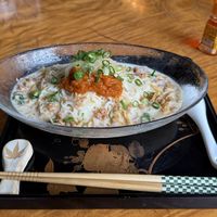 Cold vegan ramen  at Rokaku Tea House - Hexagon Cafe  in Miyajima