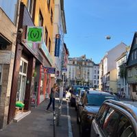 outside at Beetroot in Frankfurt