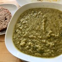 kohlrabi & parsley soup at Beetroot in Frankfurt