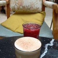 Many plant milk options at Green Caffè Nero in Warsaw