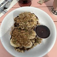 Un-Waffle Banana Toast  at The Farmer's Daughters in Bozeman