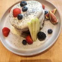 AMAZING pancakes! at Morgentau. in Barcelona