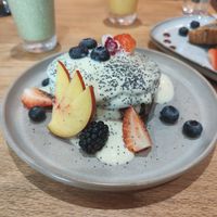 Pancakes at Morgentau. in Barcelona