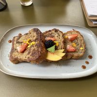 Sourdough French Toast!  at Morgentau. in Barcelona