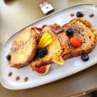 French Toast! So delicious! at Morgentau. in Barcelona