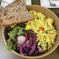 Tofu Scrumble  at Morgentau. in Barcelona