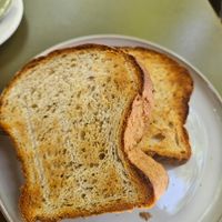 Ecological fermented sourdough brioche toasts at Morgentau. in Barcelona