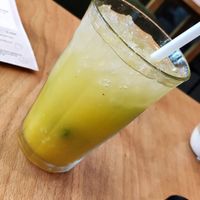 Ginger mint lemonade at Morgentau. in Barcelona