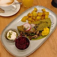 Omelette at Morgentau. in Barcelona