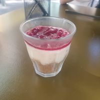 Cheesecake at Morgentau. in Barcelona