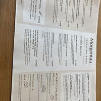 Menu   at Morgentau. in Barcelona
