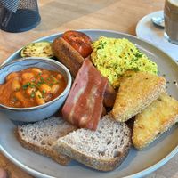 English breakfast  at Morgentau. in Barcelona