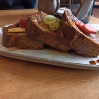 Another view of the dessert. at Morgentau. in Barcelona