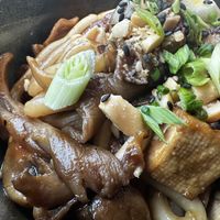 Udon close up  at Morgentau. in Barcelona