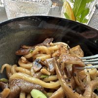 Amazing mushrooms  at Morgentau. in Barcelona