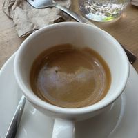 Espresso  at Morgentau. in Barcelona