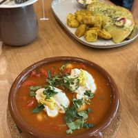 Shakshouka  at Morgentau. in Barcelona