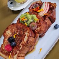 By far the best vegan french toast I had in 14 years being vegan at Morgentau. in Barcelona