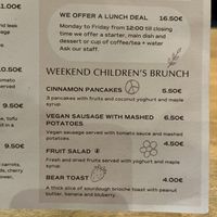 Some dishes were also available during the week!   at Morgentau. in Barcelona