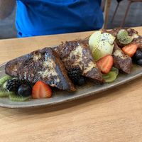 French toast  at Morgentau. in Barcelona