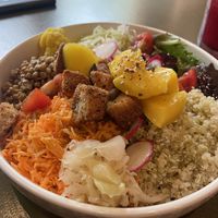 Quinoa bowl  at Morgentau. in Barcelona