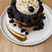 pancakes  at Morgentau. in Barcelona