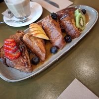 The french toast, just perfect at Morgentau. in Barcelona