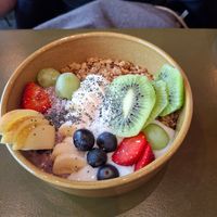 Granola at Morgentau. in Barcelona