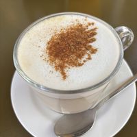 chai latte at Morgentau. in Barcelona