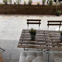 Outside seating   at Vitamince in Podgorica