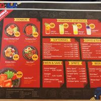 menu at Cocolo Ramen Bar in St Polten