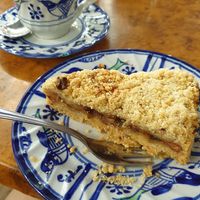 Streuselkuchen at Café Botanik in Gottingen