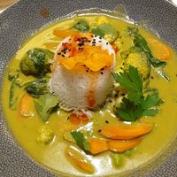 Veganes Curry at Fischers Restaurant in Kassel