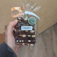 Vegan pre-packed: different flavors at Laderach  in Luzern