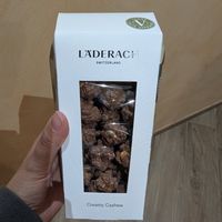 Vegan chocolate popcorn at Laderach  in Luzern