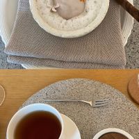 Dessert and tea   at Legume Seoul in Seoul