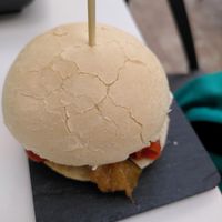 Mini hamburger at Restaurante Coconut Café & Tapas Con Arte in Coin