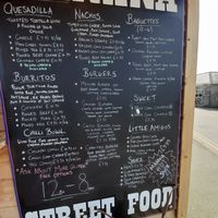 Menue at Mañana Restaurant in Gwynedd