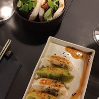 Vegan dumplings at Staj Noodle Bar - Vomero in Naples