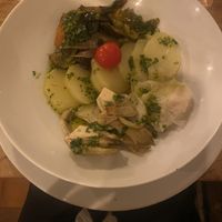 Vegetables with olive oil and herbs. So tasty!  at Restaurant Le Calendal in Cassis