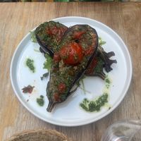 Vorspeise: geschmorte Aubergine   at Restaurant Le Calendal in Cassis