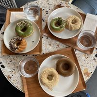 our orders   at NAYAMACHI DONUTS 君に、あげる in Kyoto