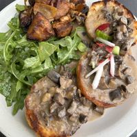 Biscuits and gravy   at The Flying Fox Tavern in Ridgewood
