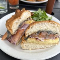 Breakfast sandwich w just egg   at The Flying Fox Tavern in Ridgewood