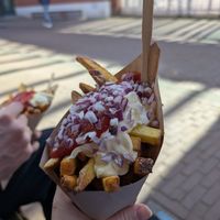 Vegane Pommes Special at Frietkamer in Haarlem